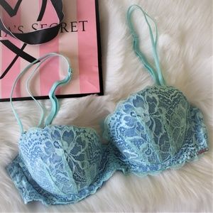 Victoria's Secret PINK Lace Push-Up Bra 32C